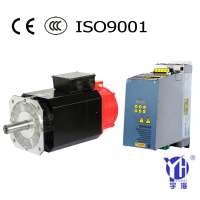 YUHAI high speed 9.5KW 6000rpm AC asynchronous spindle servo motor