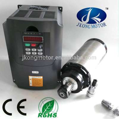 factory price CNC 2.2 Kw water / air cooling spindle motor