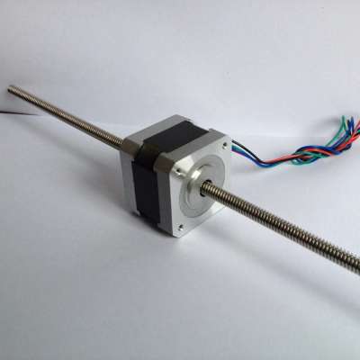 Nema 17 non-captive linear guide rail stepper motor